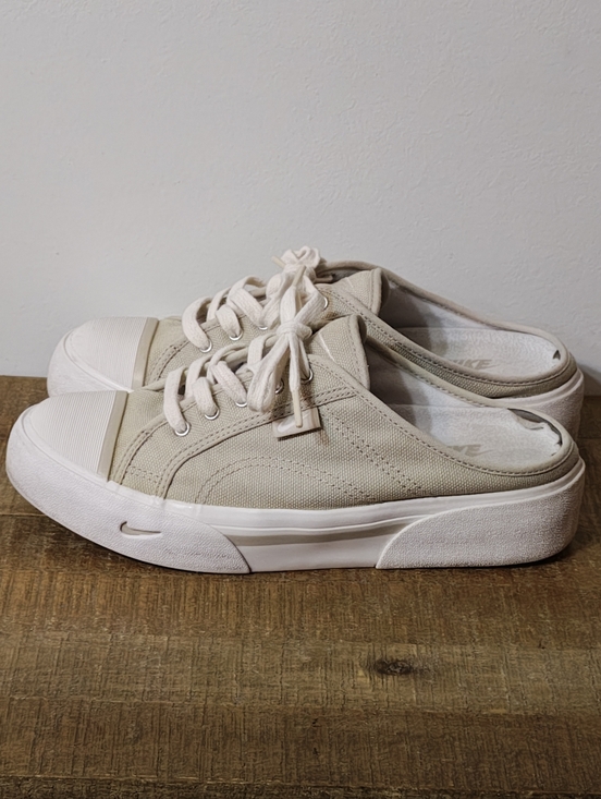 Nike Shoes - Nike Hermosa Y2K Slip-On Canvas Mules in Beige Women's Size 8.5